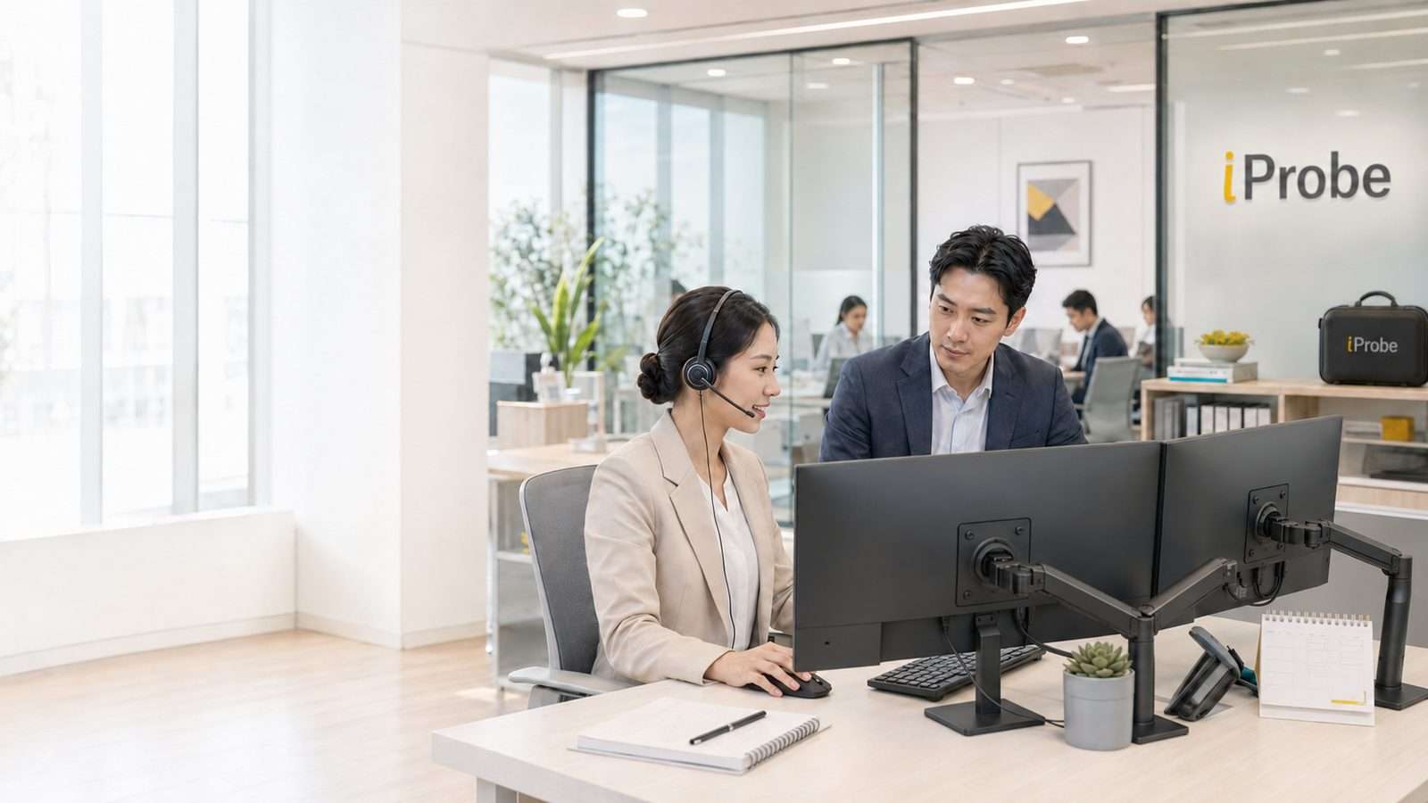 ALEVA iProbe customer support and quality-control engineering team